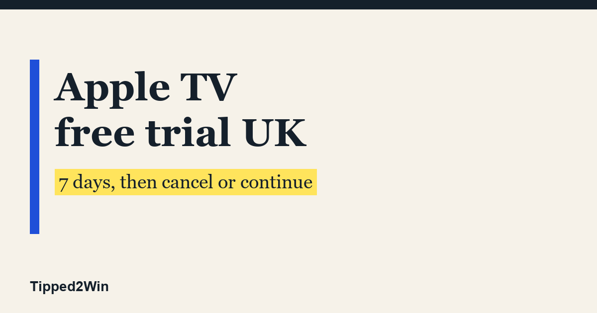 Apple tv free trial - Tipped2Win