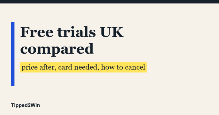 Free Trials UK Compared: 5 Checks Before You Sign Up